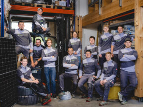 Teamfoto von P&F Elektrotechnik Zeiss in Kirnberg an der Mank